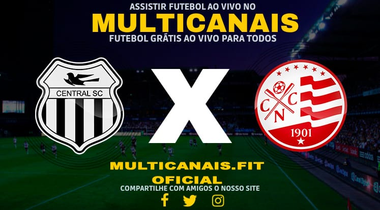 Assistir Central x Náutico AO VIVO Online 19/01/2025