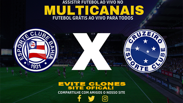 Assistir Cruzeiro x Bahia AO VIVO Online 16/01/2025