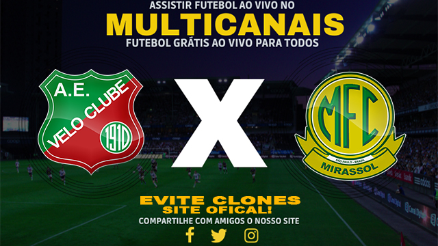 Assistir Velo Clube x Mirassol AO VIVO Online 01/02/2025