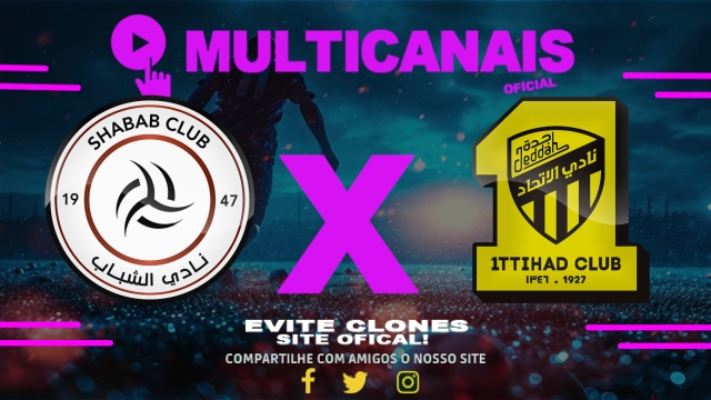 Assistir Al-Shabab x Al-Ittihad AO VIVO Online 20/05/2025