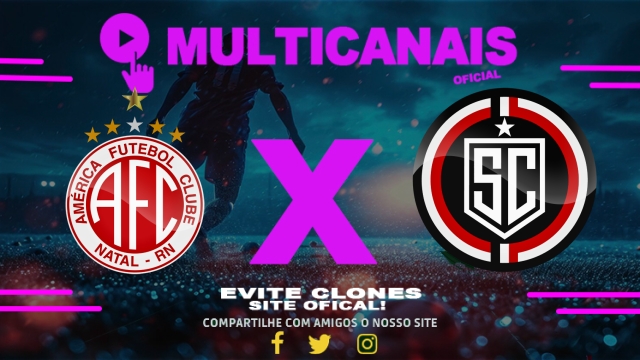 Assistir América-RN x Santa Cruz-RN AO VIVO Online 18/05/2025
