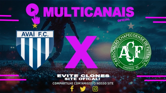 Assistir Avaí x Chapecoense AO VIVO Online 24/05/2025