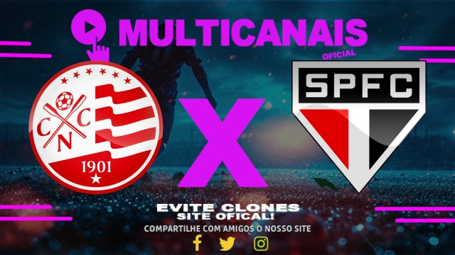 Assistir Náutico x São Paulo AO VIVO Online 20/05/2025