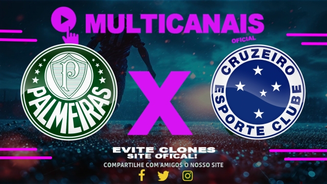 Assistir Palmeiras x Cruzeiro AO VIVO Online 22/05/2025